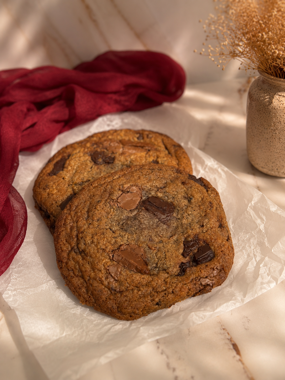 Brown Butter Chocolate Melt Cookie
